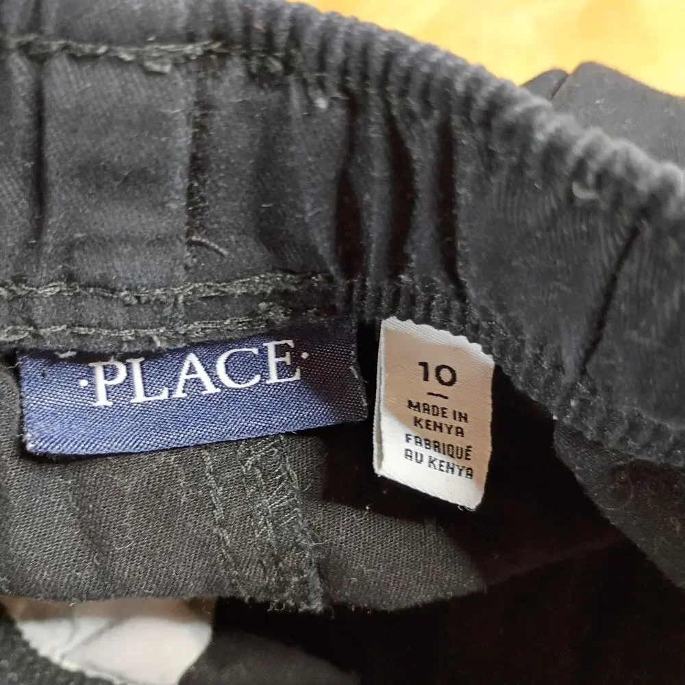 Lot of 4 The Children’s Place Boys Cargo Jogger Pants Size 10 Navy Black Khaki